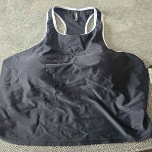 Torrid plus size womens active wireless high neck tankini NWT activewear size 4